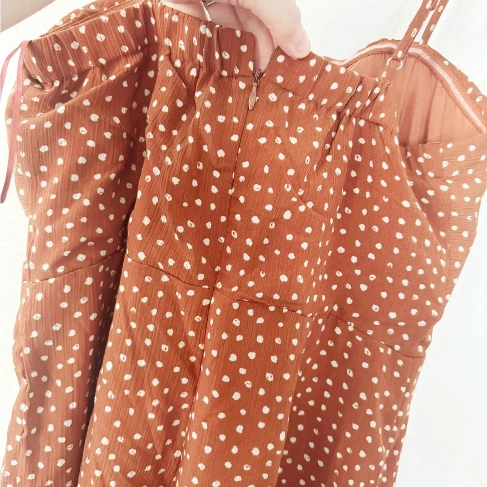 Cloud Ten rusty Polka Dot Jumpsuit large